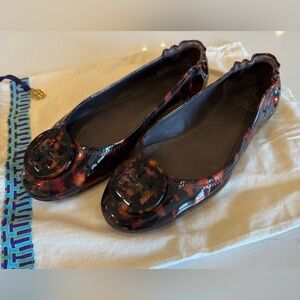 Tory Burch Tortoise Minnie Flats